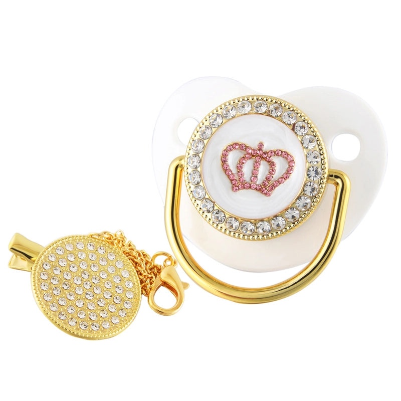 Adorable Double Heart Crown Silicone Baby Accessories|Baby Accessories & Jewelry