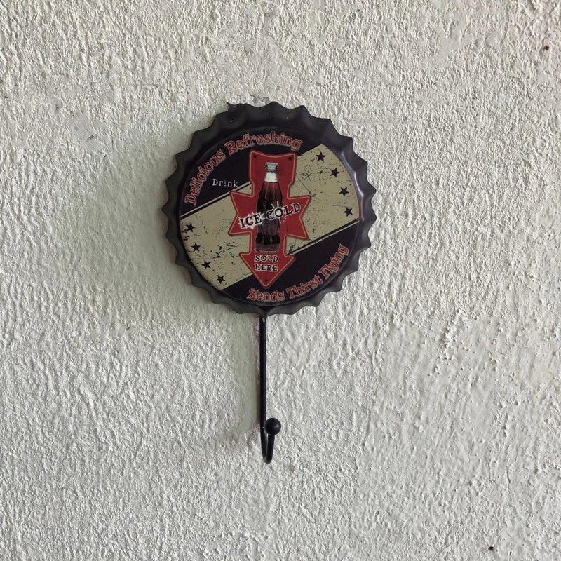 Vintage Beer Cap Letter Motorcycle Metal Iron Pendant Wall Decor|Wall Art