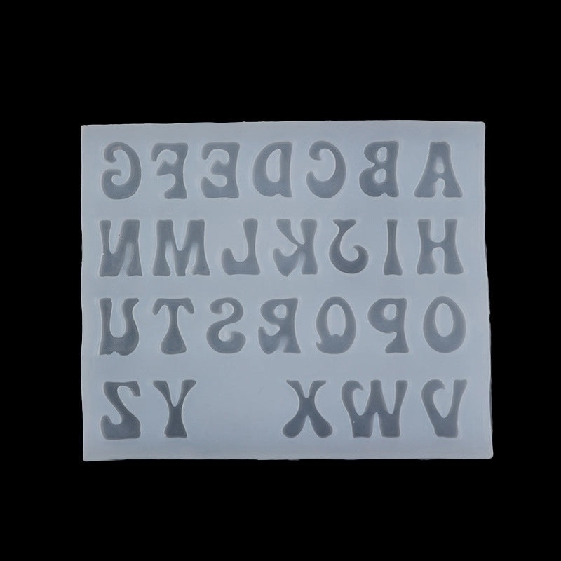 Casual Elegant Pastoral Letter Silicone Kitchen Mold 1 Piece | Kitchen Tools & Gadgets