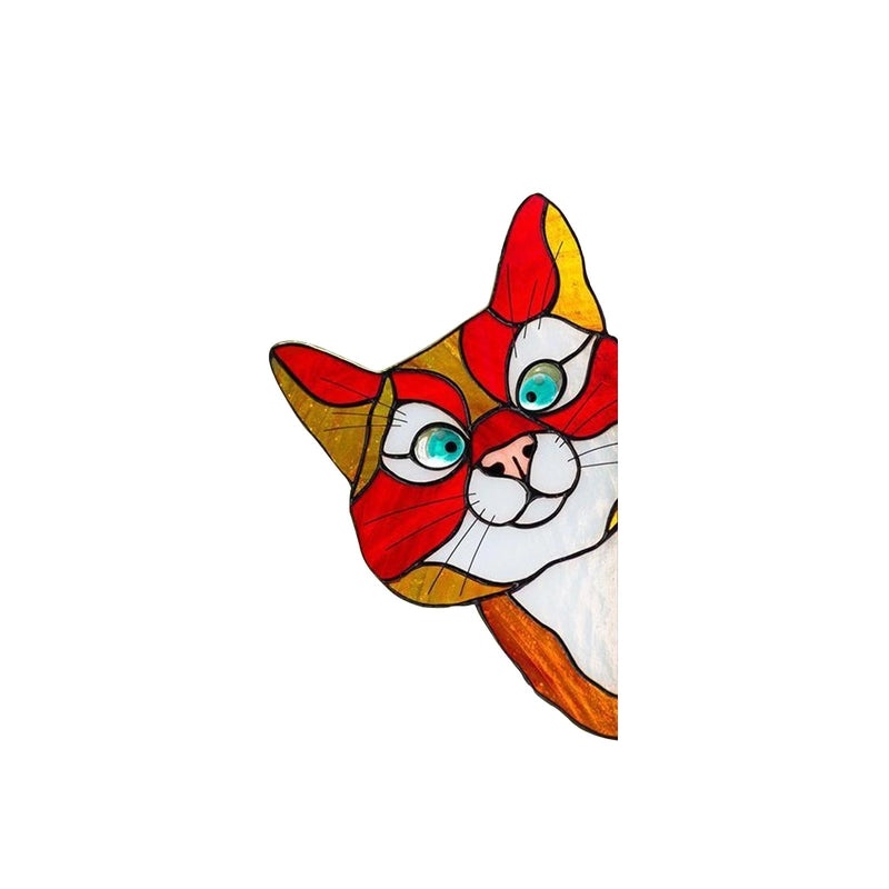 Adorable Animal PVC Glass Wall Decal | Home Decor