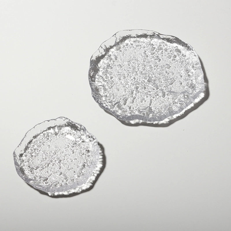 Clear Irregular Glass Plate for Jewelry Nail Art Photo Props and Storage | Photography Accessories