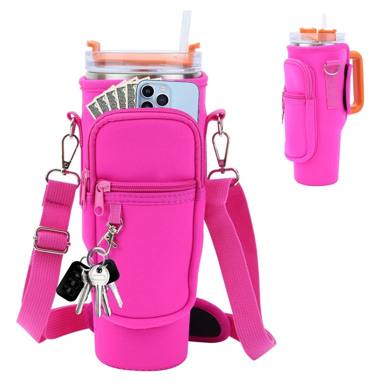 Casual Plain Fabric Coffee Cup Sleeve Single Piece|Drinkware Accessories