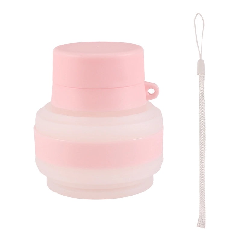 Stylish Single Solid Color Silicone Water Bottle for Everyday Use|Home & Kitchen Accessories