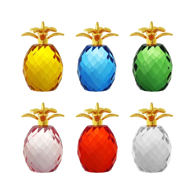 Minimalist Pineapple Crystal Ornament Elegant Artificial Decorative Piece | Home Decor Ornaments