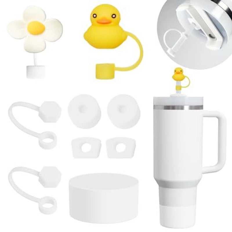 Adorable Animal Flower Silicone Cup Sleeve Set | Drinkware Accessories