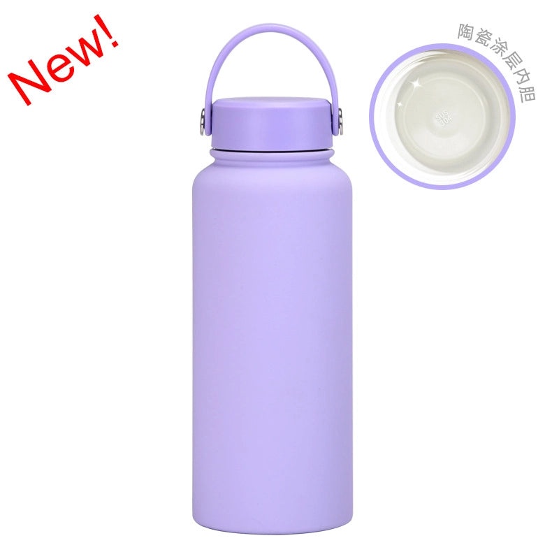 Stylish Solid Color Stainless Steel Vacuum Flask 1pc|Home & Kitchen Accessories