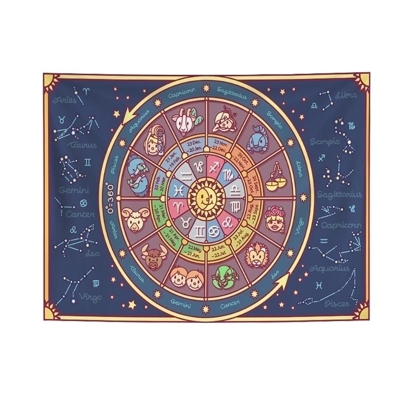 Abstract Human Silhouette Retro Polyester Wall Hanging|Home Decor Tapestry