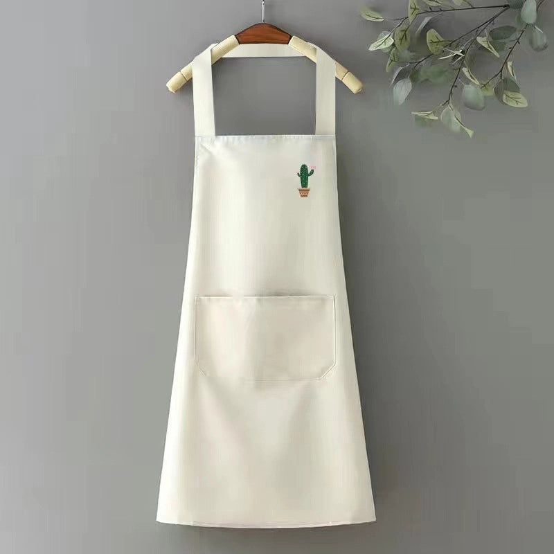 Solid Color PVC Apron for Casual Use 1 Piece | Kitchen Accessories