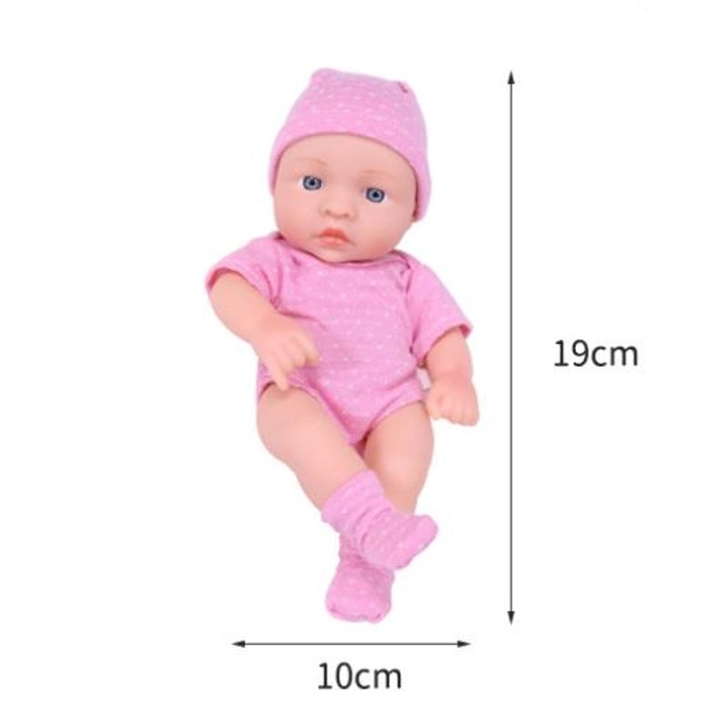 Striped Polka Dot Vinyl Doll Toy - Simulated Design | Toys & Collectibles