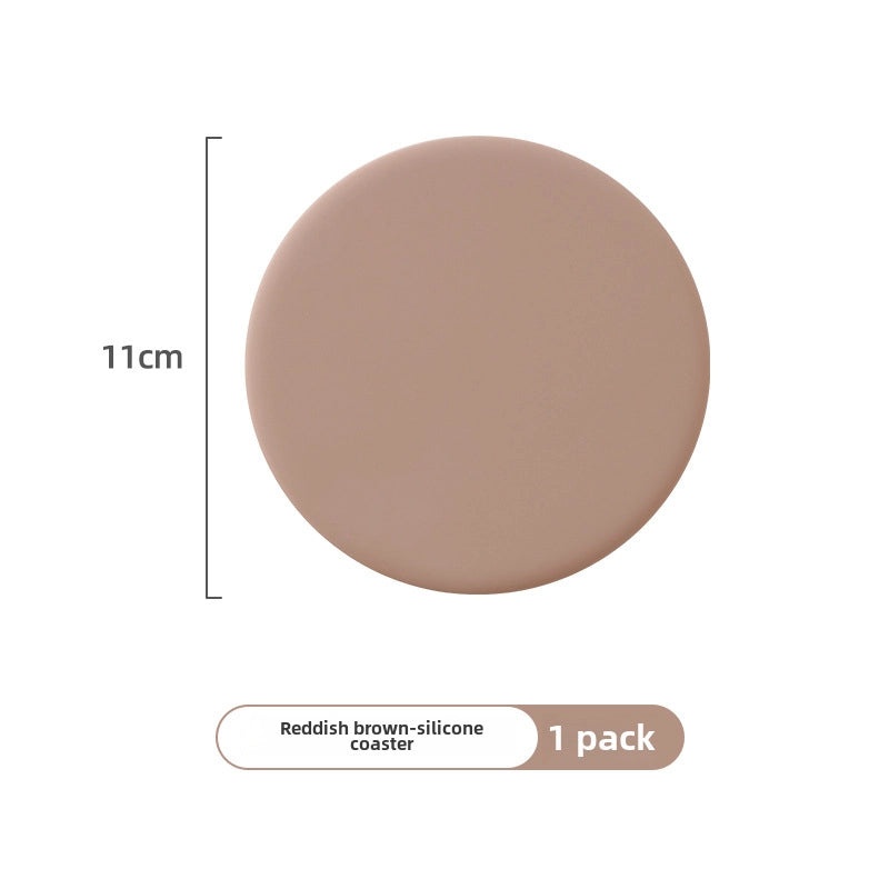 Silicone Insulated Tea Cup Mat Anti-Scald Placemat Dustproof Glass Cover Elegant Dining Table Accessory|Kitchen & Dining Accessories