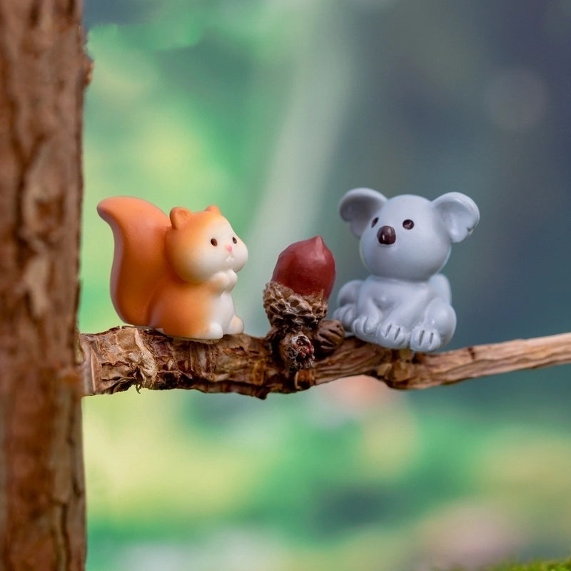 Cute Cartoon Animal Resin Figurines Decorative Ornaments for Home and Office|Home Decor