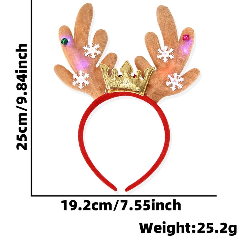 Christmas Reindeer Antlers Hair Band for Party Costume Props | Festival Accessories