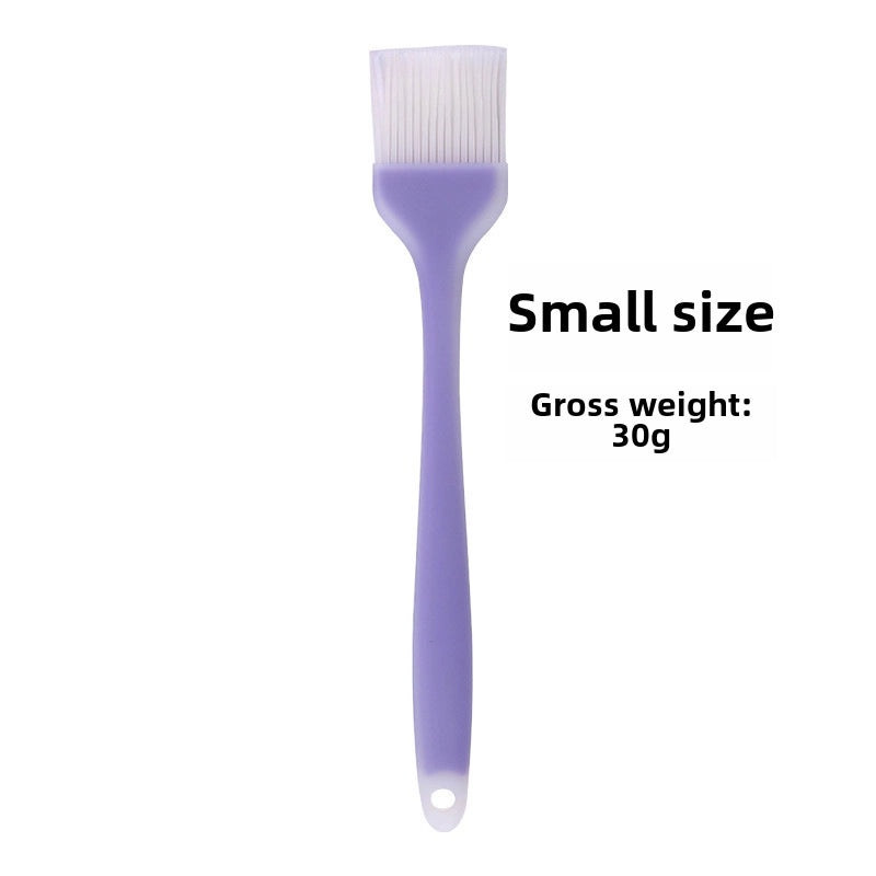 Silicone Oil Brush and Scraper for Baking One-piece Cake Cream Spatula Barbecue Brush Multipurpose Kitchen Tool|Kitchen Tools & Gadgets