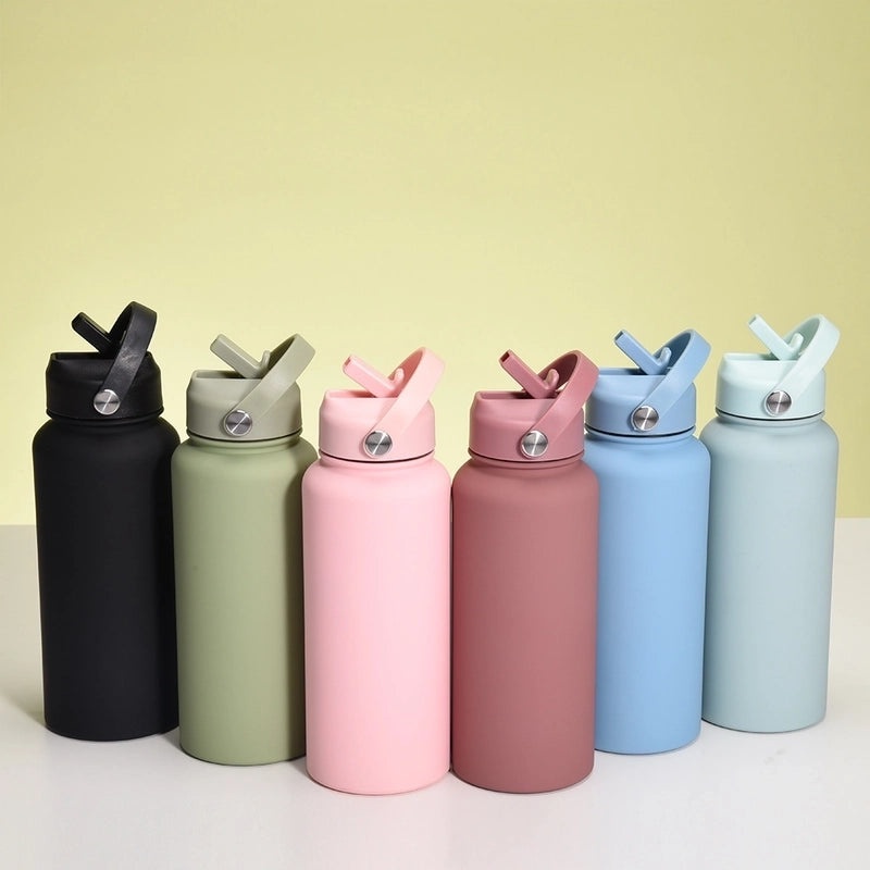 Insulated Stainless Steel Thermos Mug in Solid Colors for Everyday Use|Drinkware & Thermoses