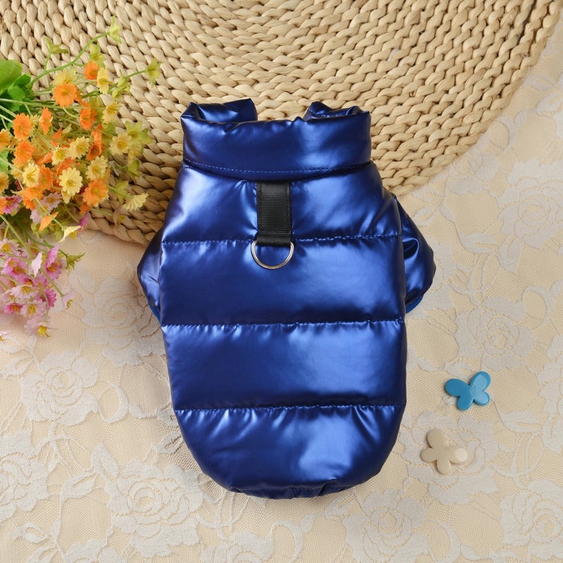 Warm Cotton-Padded Autumn Winter Dog Jacket Small Pet Clothes Disposable Cotton Coat|Pet Apparel