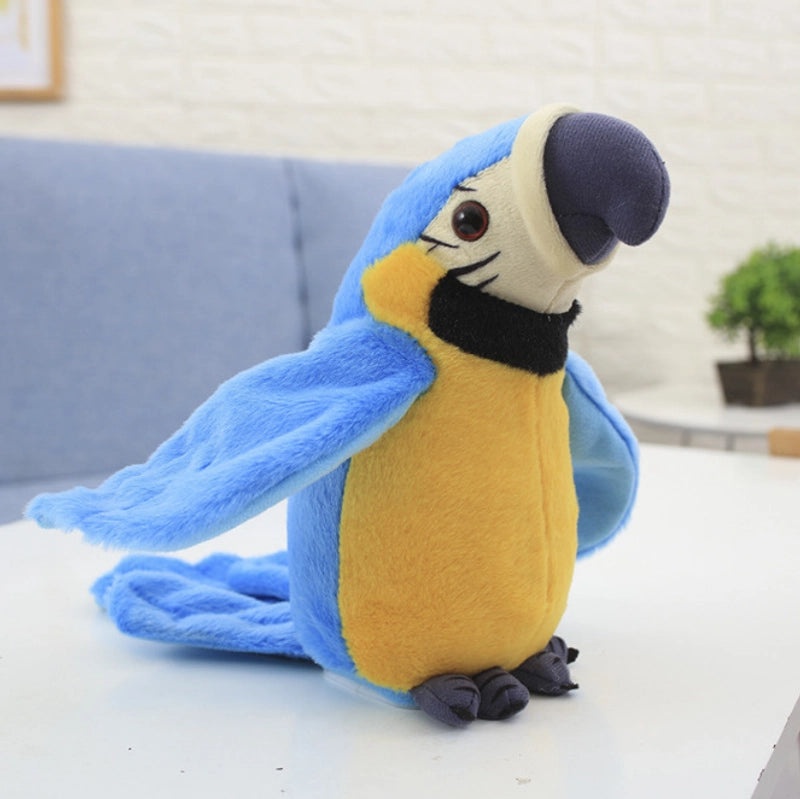 Interactive Electric Plush Parrot Toy with Recording and Talking Function | Toys & Games