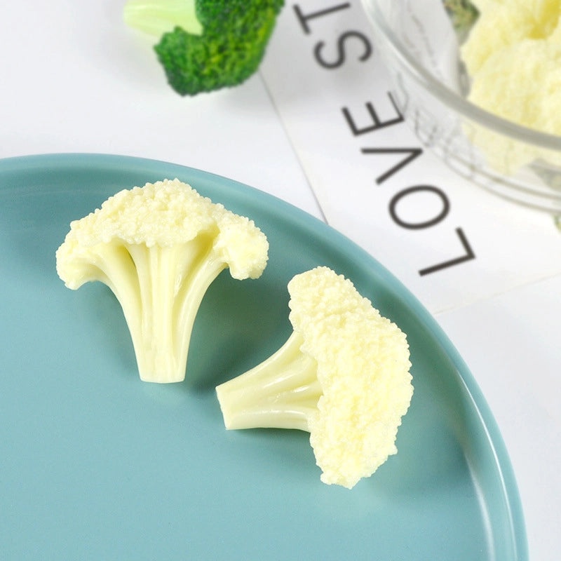 PVC Fake Cauliflower Decorative Food Model for Restaurant Supermarket Scene Props|食品模型及装饰用品