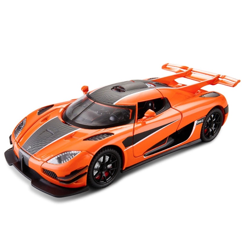 1:24 Scale Coney SEG ONE Alloy Sports Car Model with Catapult Open Doors for Decoration and Play|汽车模型玩具