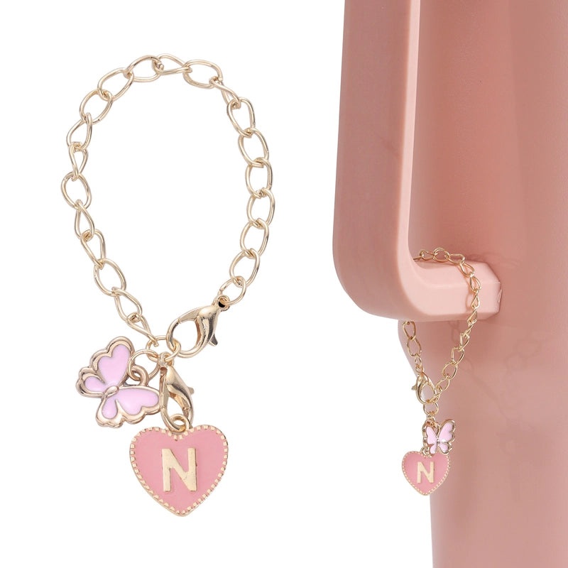 Cute Heart & Butterfly Enamel Alloy Pendant for Women | Jewelry & Accessories