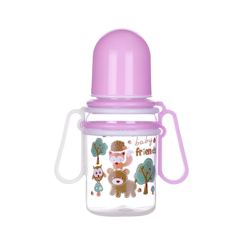 Baby Silicone Nipple Bottle with Handle | Baby Feeding Bottles & Cups