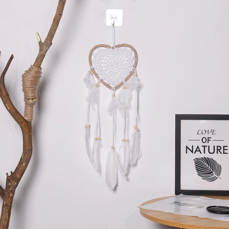 Retro Christmas Heart Pendant Wall Art Plastic Polyester Decoration|Home Decor & Wall Art