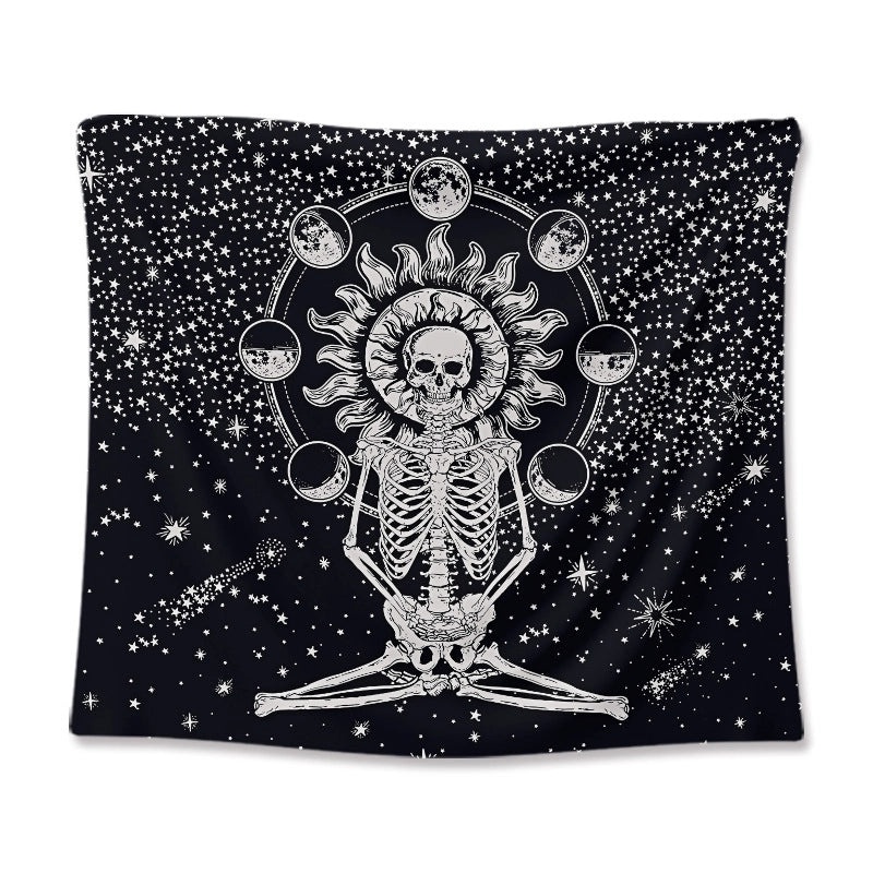 Bohemian Moon and Flower Wall Tapestry Cloth for Home Room Decor|Home Decor Tapestries