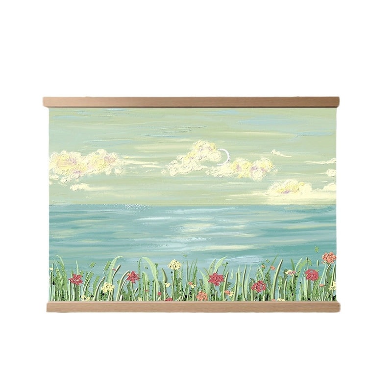 Retro Color Block Polyester Pendant Wall Art for Casual Vacation Decor|Home Decor