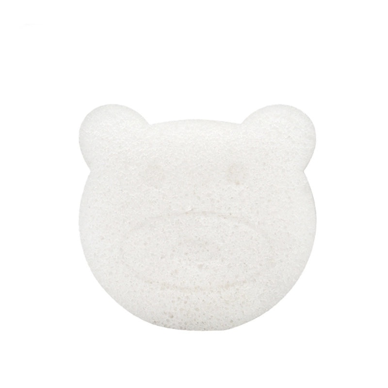 Natural Konjac Baby Bath Sponge Soft Cotton Flannel Newborn Face Cleansing Exfoliating Pad|Baby Care Accessories