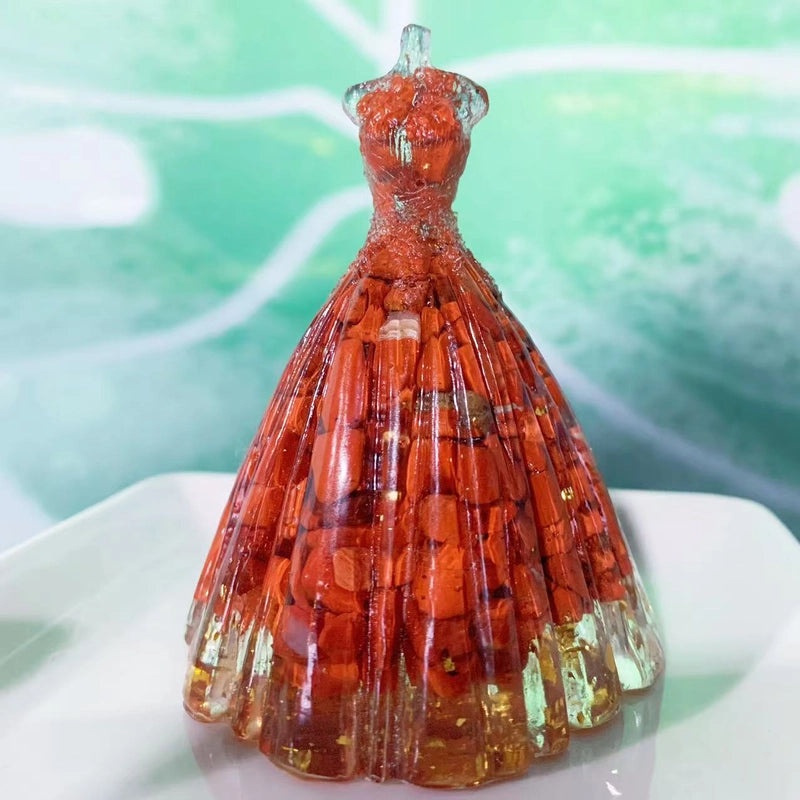 Minimalist Geometric Resin Crystal Ornaments Elegant Romantic Artificial Home Decor|Home Decor