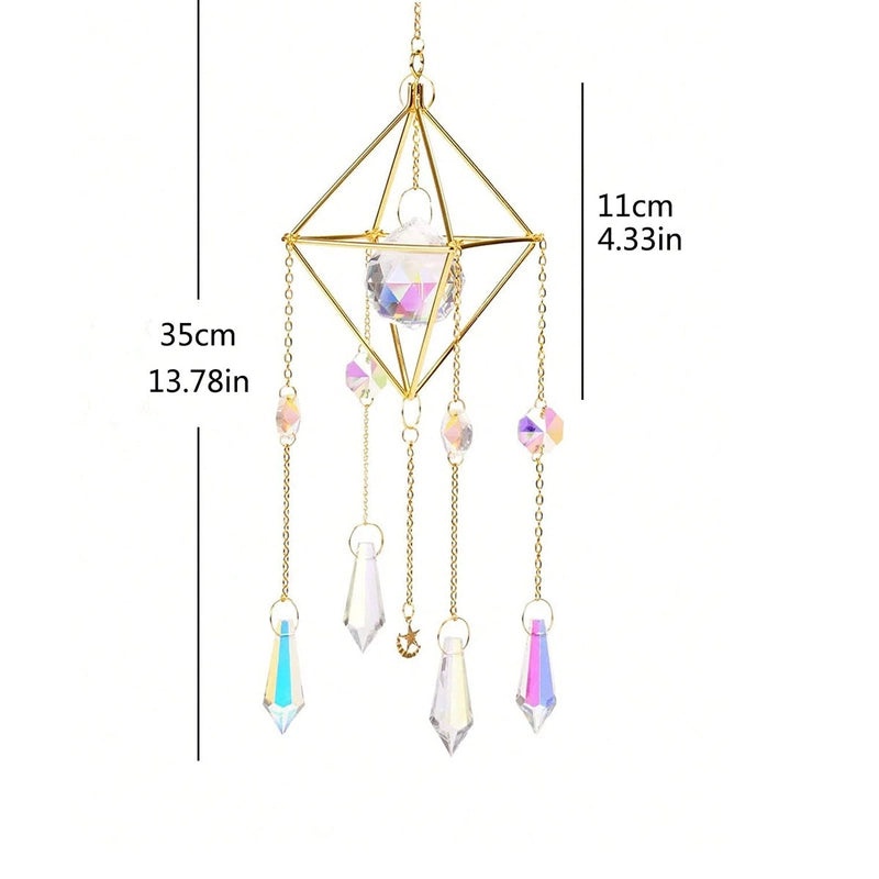 Colorful Minimalist Crystal Suncatcher Wind Chime for Wall Decor|Home Decor