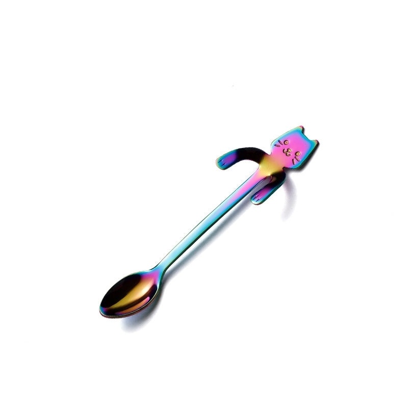 Cute Cartoon Stainless Steel Spoon for Everyday Use|Kitchen & Dining Utensils