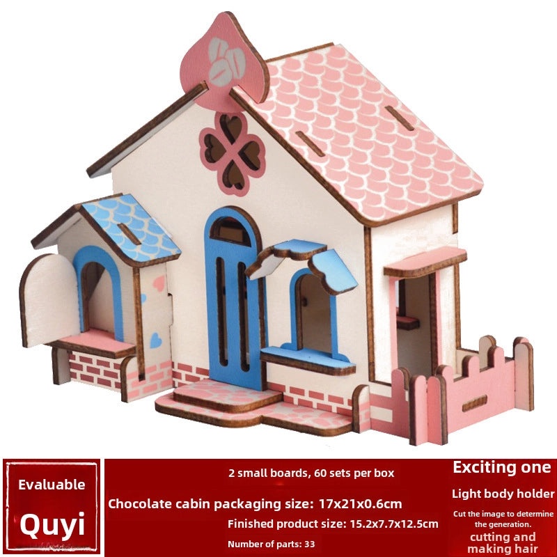 Handmade Wooden 3D Puzzle for Kids and Adults | Educational Toys & Games