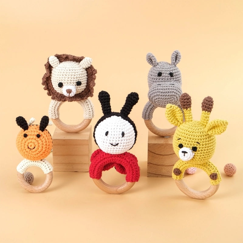 Soft Animal Plush Wooden Baby Toys | Baby & Toddler Toys