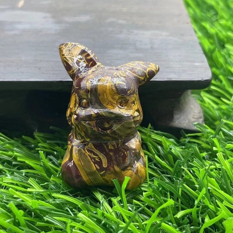 Adorable Animal-Themed Natural Stone Ornaments for Home Decor | Home Decor & Accessories