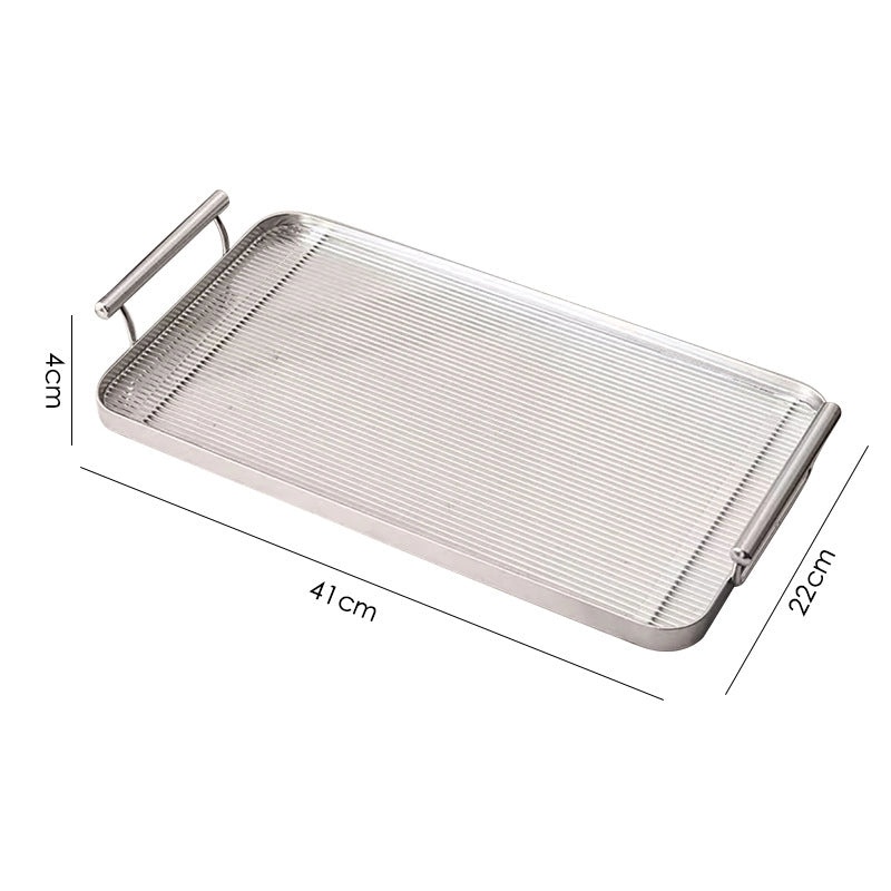 Elegant Vintage Style Acrylic Tableware Piece with Classic Stripes|Home Dining & Kitchen