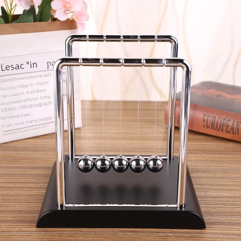Newton's Cradle Desk Toy Stress Relief Educational Science Gift for Students | Educational Toys & Gadgets