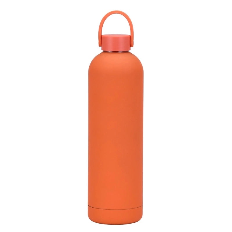 Stainless Steel Water Bottle Single Piece Casual Solid Color | Drinkware & Hydration