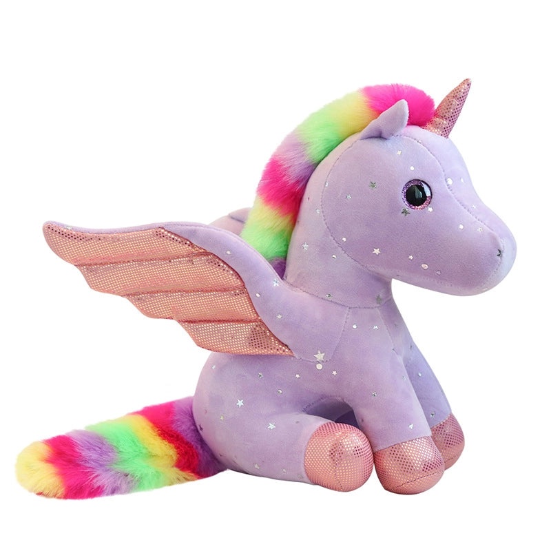 Rainbow Angel Horse Plush Doll for Kids|Toys & Games Plush Toys