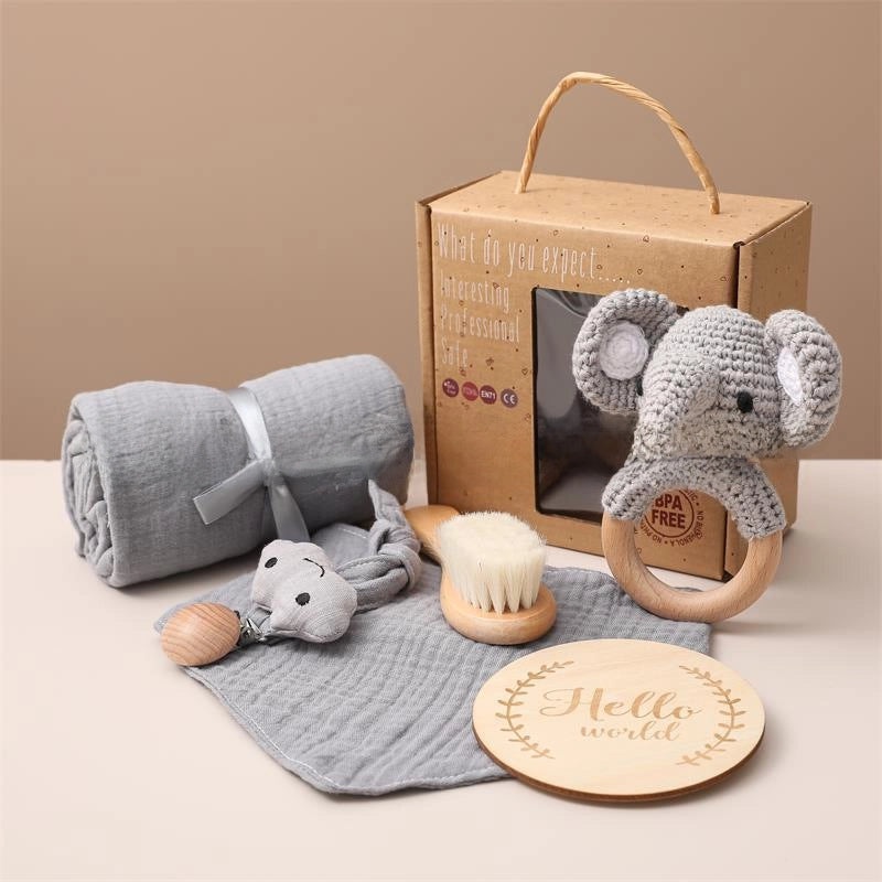 Nordic Style Baby Gift Set with Bath Towel Toy and Newborn Clothes for Water Play|Baby & Kids Accessories
