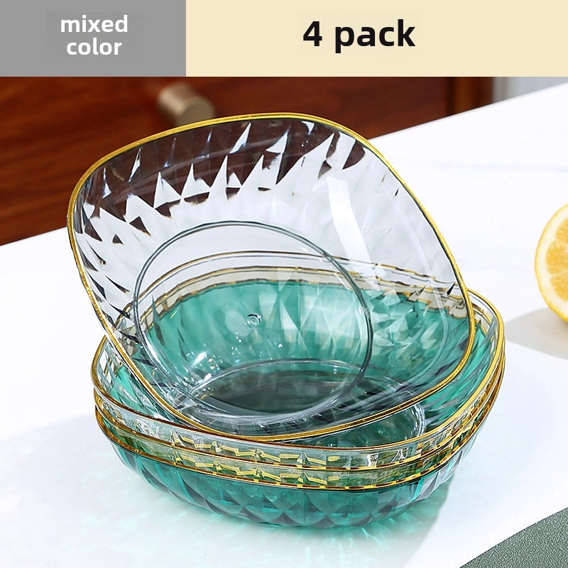 Light Luxury Transparent Premium Bone Dish for Dining Table | Tableware & Dining Accessories