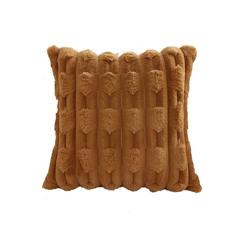 Cozy Minimalist Solid Color PP Cotton Plush Throw Pillow for Home Decor|Home Textile Accessories