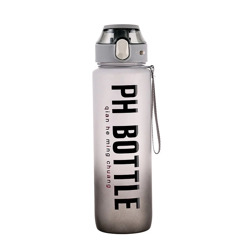 Stylish Letter Print Plastic Water Bottle Single Piece | Drinkware & Bottles