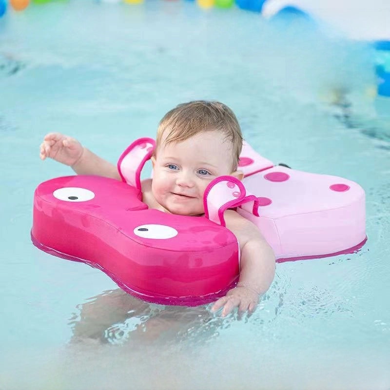 Xile Baby Swimming Ring for 0-3 Years Old, Inflatable-Free Underarm Support Infant Float | Baby Swimming Gear