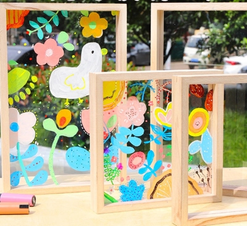 Minimalist Geometric Acrylic Glass Photo Frames Decorative Art Pieces|Home Decor