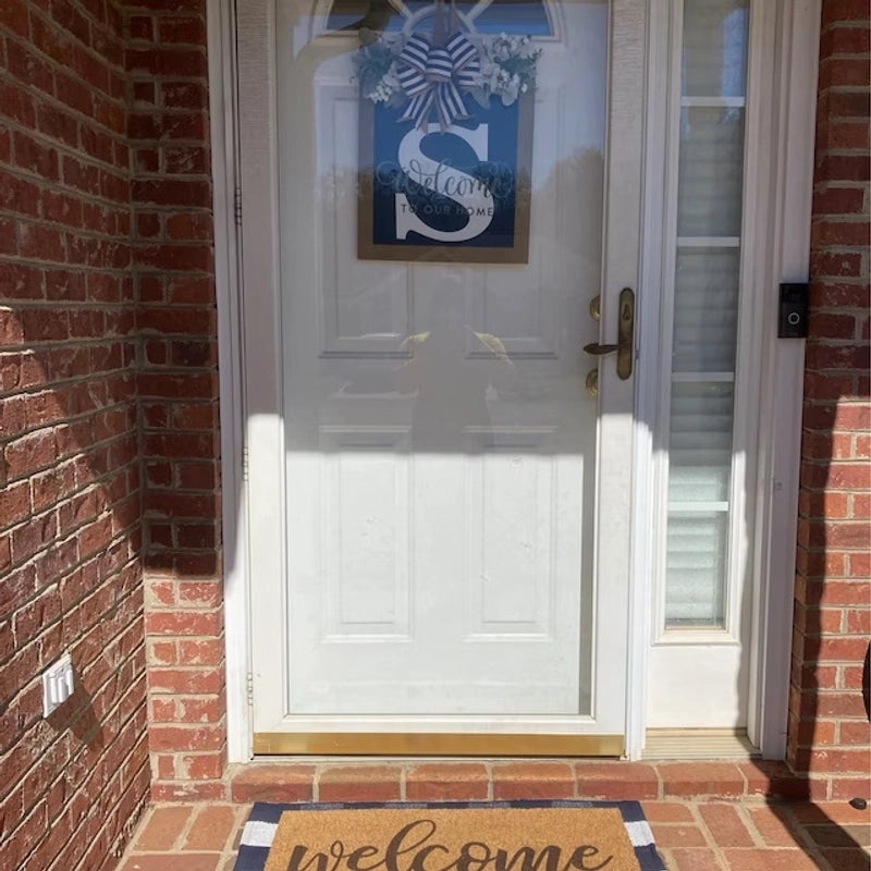 Elegant Wooden Letter Pendant with Bow Knot Design|Jewelry & Accessories