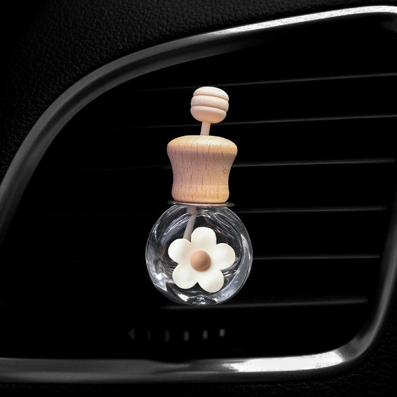 Cartoon Milk Tea Color Car Air Vent Perfume Bottle Cute Aromatherapy Ornament | Car Accessories