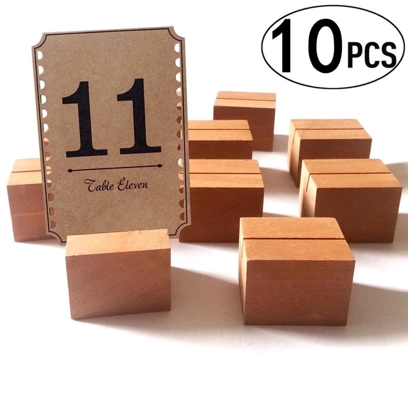 Wooden Geometric Desk Calendar Stand Decorative Artificial Ornament|Home Decor Accessories