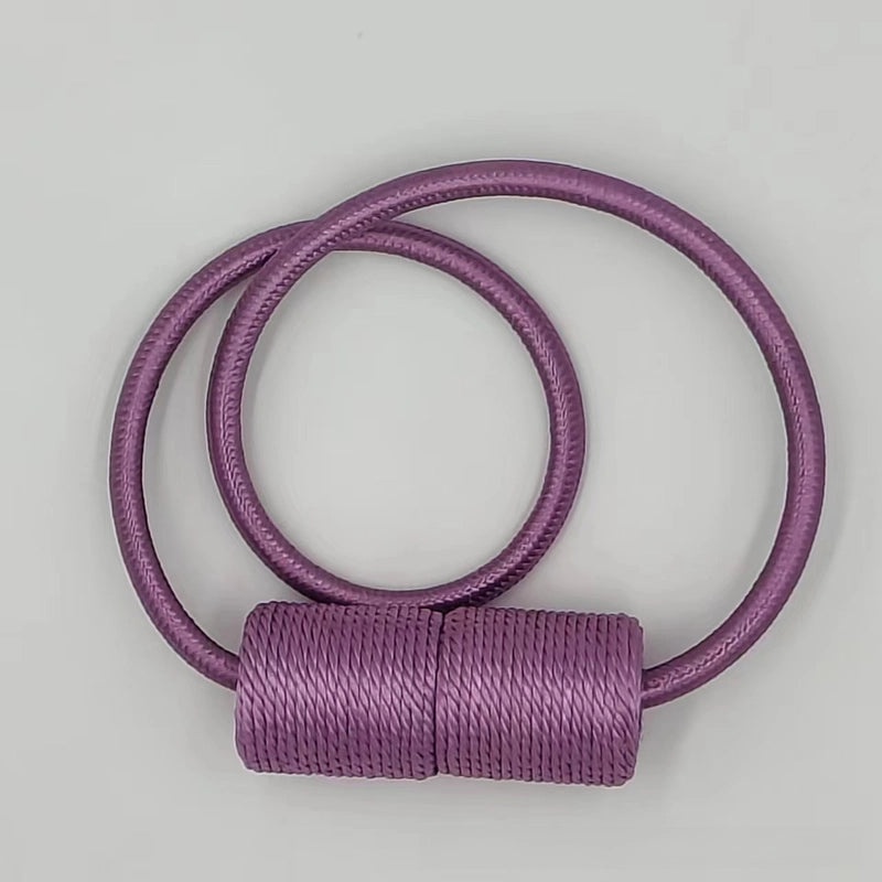 Punch-Free Magnetic Curtain Buckle Tie Rope Accessory for Headphones with Cylindrical Design | Home Decor Accessories