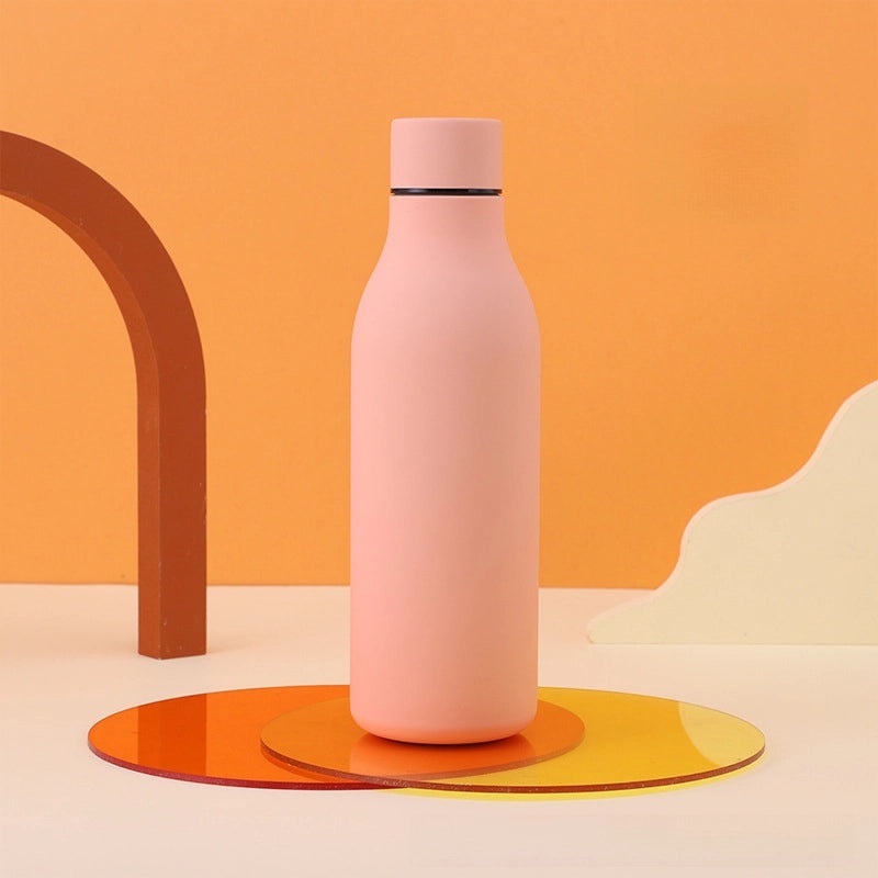 Stainless Steel Vacuum Coke Bottle Double Layer 304 Large Capacity Sports Water Cup|户外运动水杯