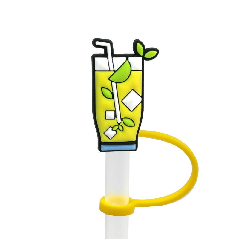 Cute Cartoon Silicone Straw Cap for Kids | Drinkware Accessories